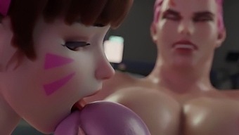 Cartoon Anal Creampie With A 3d Transsexual Futa In Overwatch Zarya