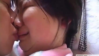 Young Japanese Schoolgirl Explores An American'S Body In A Shy And Curious Way