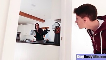 Busty Housewife Emma Butt Engages In Intense Sexual Activity In Amateur Porn