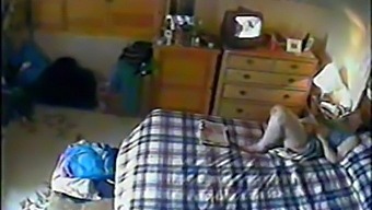 Voyeuristic Footage Of My Mature Mother'S Solo Pleasure Session While Watching My Explicit Content