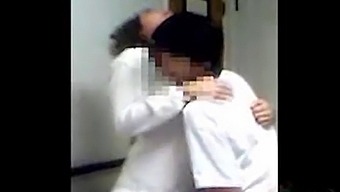 Young Chinese Couple'S Intimate Moment Captured On Camera