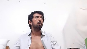 Big Cock And Big Tits In Black Underwear And Transparent Shirt