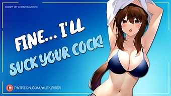 A Self-Assured Woman Loses Control During Oral Sex In An Asmr Audio Roleplay Video