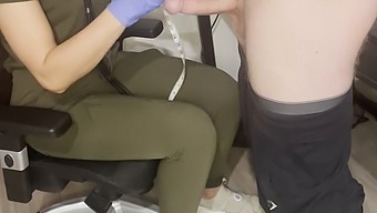 Exclusive Video Of A Nursing Student Giving A Penis Exam And Ending Up With A Cumshot In Her Mouth