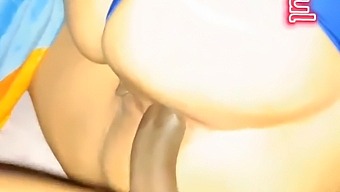 Receiving A Creamy Surprise In My Butt From A Seductive Latina