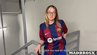 Latina Couple Gets Double Penetrated By Psg Fans In The Stadium Corridors