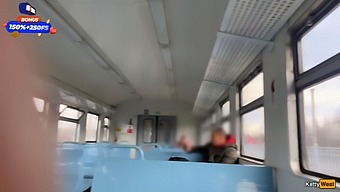 A Man Who Is A Stranger Helps Me To Reach An Orgasm On A Public Train And Then He Goes Around The Wagons With Cum On His Face – A Cumwalk